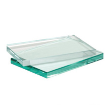 10 mm de 12 mm 15 mm de espesor bajo hierro súper transparente vidrio templado ultra transparente para la tienda delantera balaustrada con buen esmalte